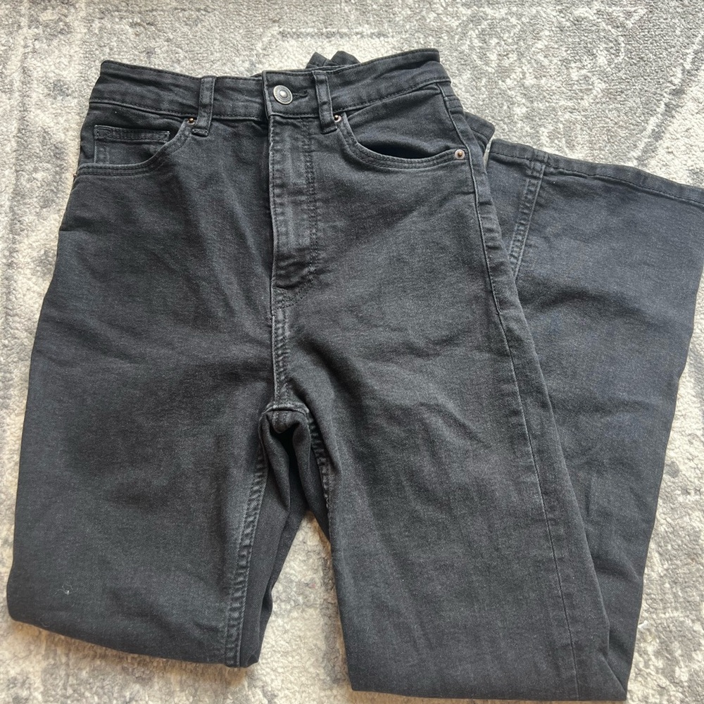 Bershka Cropped Flare Jeans